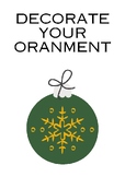 Decorate your own ornament