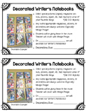 Decorating Writer's Notebooks: Parent Letter