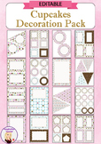 Editable Decoration Pack - Cupcakes