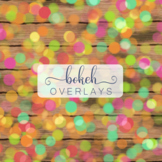 Decorative Bokeh Lights Transparent Overlay Pattern Papers