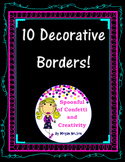 FREE Decorative Borders-Rainbow {Confetti and Creativity Clipart}