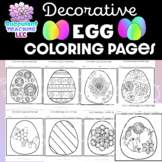 Decorative Egg Coloring Pages (Easter Egg)
