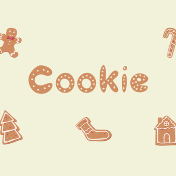 Preview of Decorative Fonts, Cookie Font, Creative font, funny Fonts