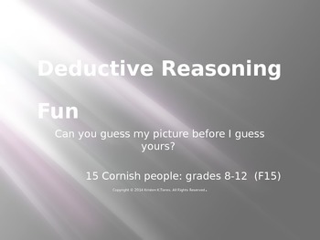 Preview of Deductive Reasoning Fun-15 cornish people