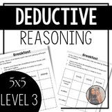 Deductive Reasoning Logic Puzzles 5x5 - Level 3