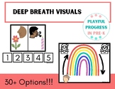 Deep Breath Visuals - Choices, PreK-1st grade, Rainbow Breathing