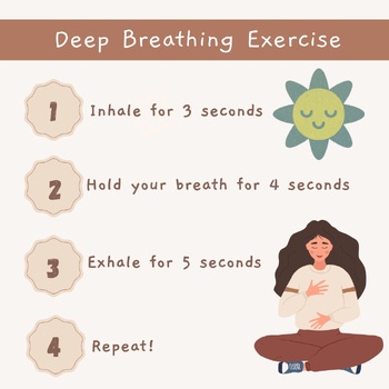 Deep Breathing Exerise by Varsity Counseling | TPT