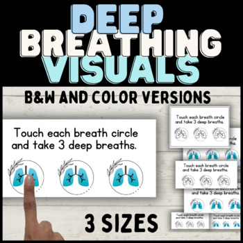 Calm Down Chart Kids 5 Deep Breaths Autism Visual Aid Toddler