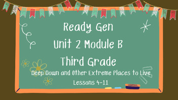 Preview of Deep Down Lessons 4-11 Ready Gen Power Point Slides Unit 2 Module B Grade 3