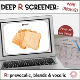 Deep R Screener Speech Therapy Evaluation Progress Monitoring