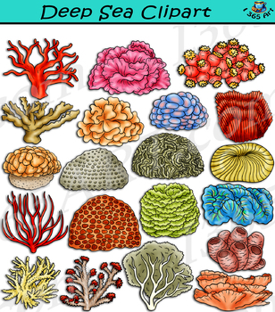 Preview of Coral Clipart - Deep Sea Coral