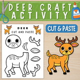 Deer Craft | Forest Animal Crafts | Color, Cut, and Paste