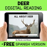 Deer Reading Comprehension for Google Classroom - Distance