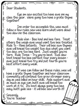 Deer Students - A Back to School Homonym Activity by Runde's Room