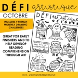 DISTANCE LEARNING - Défi artistique - octobre | French Art