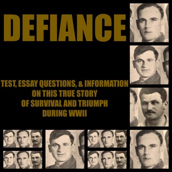 Preview of Defiance - the film (based upon a true story) (test, questions, summary)