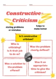Defined: Constructive Criticism (With Worksheet!)