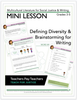 Preview of Defining Diversity & Brainstorming for Writing: The Day You Begin
