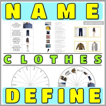 Preview of Defining Nouns Themed Vocabulary Word Puzzles Games Flash Cards