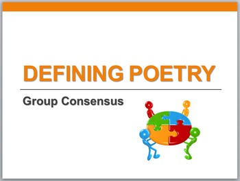 Preview of Defining Poetry -- Introductory activity for any poetry unit