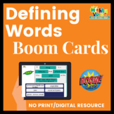 Defining Vocabulary Words Boom Cards Deck