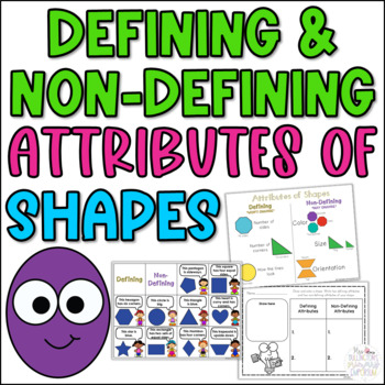Preview of Defining and Non-Defining Attributes of Shapes