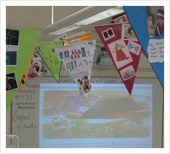 Preview of Cultural flag-start the year w/bright + positive reflections of your students!