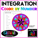 Integration Color by Number Calculus