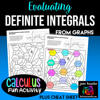 Preview of Definite Integrals Properties Calculus Maze