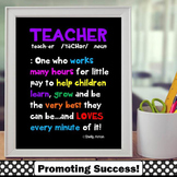 World Teacher Day Appreciation Week Desk Decor Special Edu