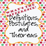Definitions, Postulates, and Theorems Explained