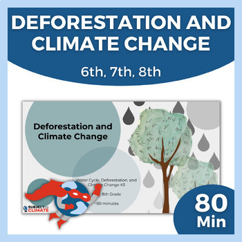 Preview of Deforestation Lesson Plan for Middle School | Water Cycle