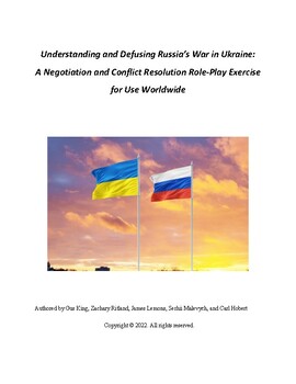 Preview of Russia-Ukraine Crisis: Host a Live Summit, Send a Letter to Putin and Zelensky!