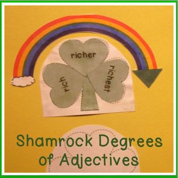 Preview of Degrees of Adjectives St. Patrick's Day Activity