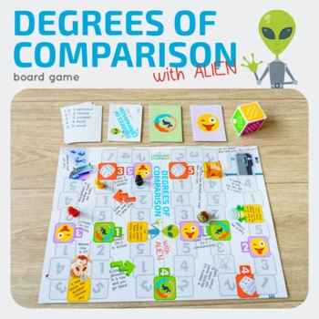 Preview of Degrees of Comparison Board Game
