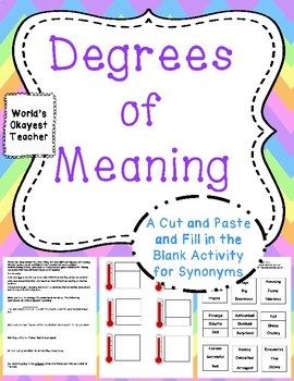 degrees of dom synonym
