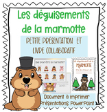 Déguisements de la marmotte - French Groundhog Writing Activity