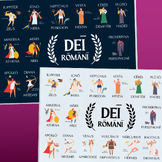 Dei Romani poster: Roman Gods + Goddesses classroom decor