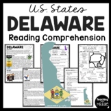 Delaware Informational Text Reading Comprehension Workshee