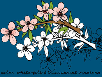 delaware state flower clip art