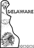 Delaware State Native American Coloring Page