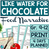Like Water for Chocolate Final Paper Esquivel Food Narrati