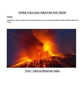 Preview of Delineating a speaker's argument - Super Volcano Explosion Simulation