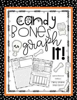 Preview of Dem Bones Candy Skeleton Math and Writing Activity