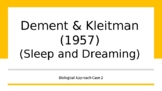 Dement and Kleitman AICE Psychology 9990
