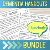 Dementia Handouts Bundle for Adult Speech Therapy