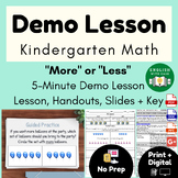 Demo Lesson Kindergarten