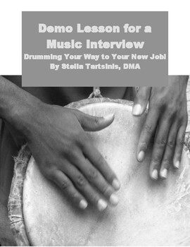 Preview of Demo Lesson for a Music Interview: Drumming Your Way to Your New Job!