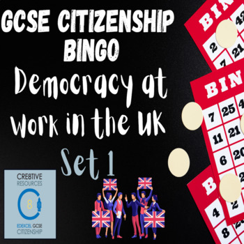 Preview of Democracy At Work Bingo Cards ( Set 1 of 4)