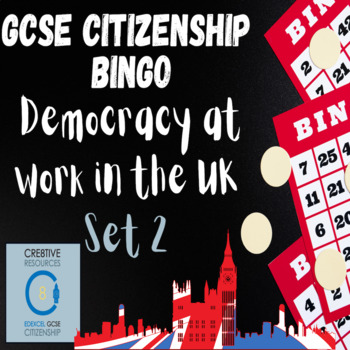 Preview of Democracy At Work Bingo Cards ( Set 2 of 4)